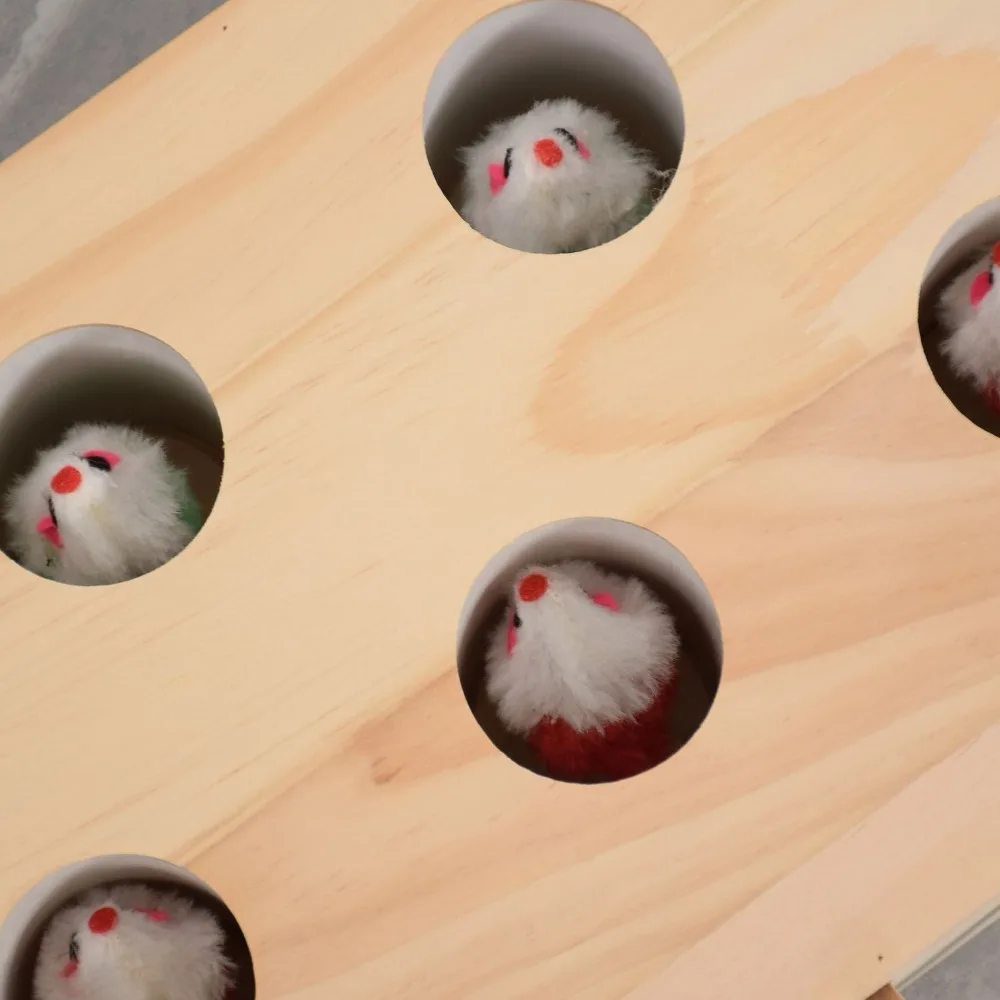 Новая деревянная игрушка для кошек Miaofairy прочная когтеточка 3-в-1 забавные игрушки