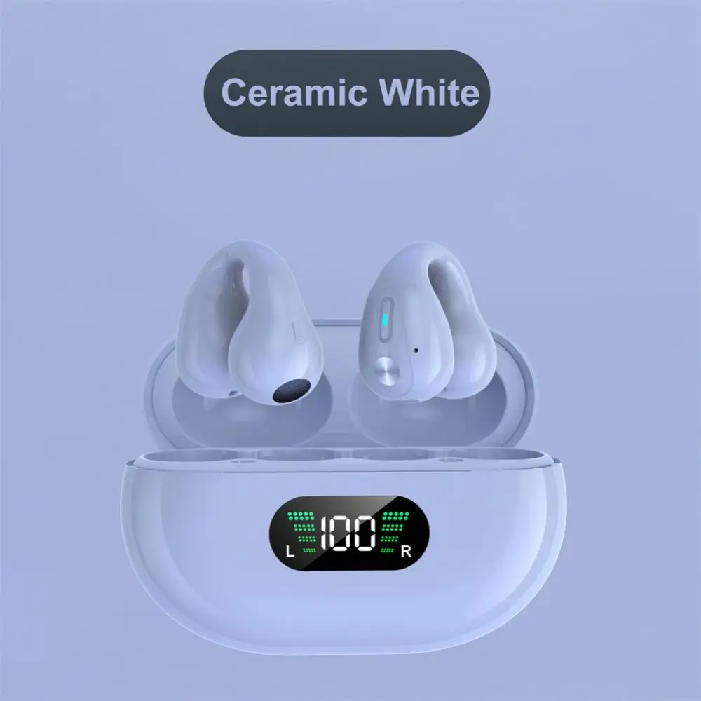 

2023 Bluetooth Earphone Outdoor Sports Wireless Headset 5.3 With Charging Bin Power Display Touch Control Headphone Earbud