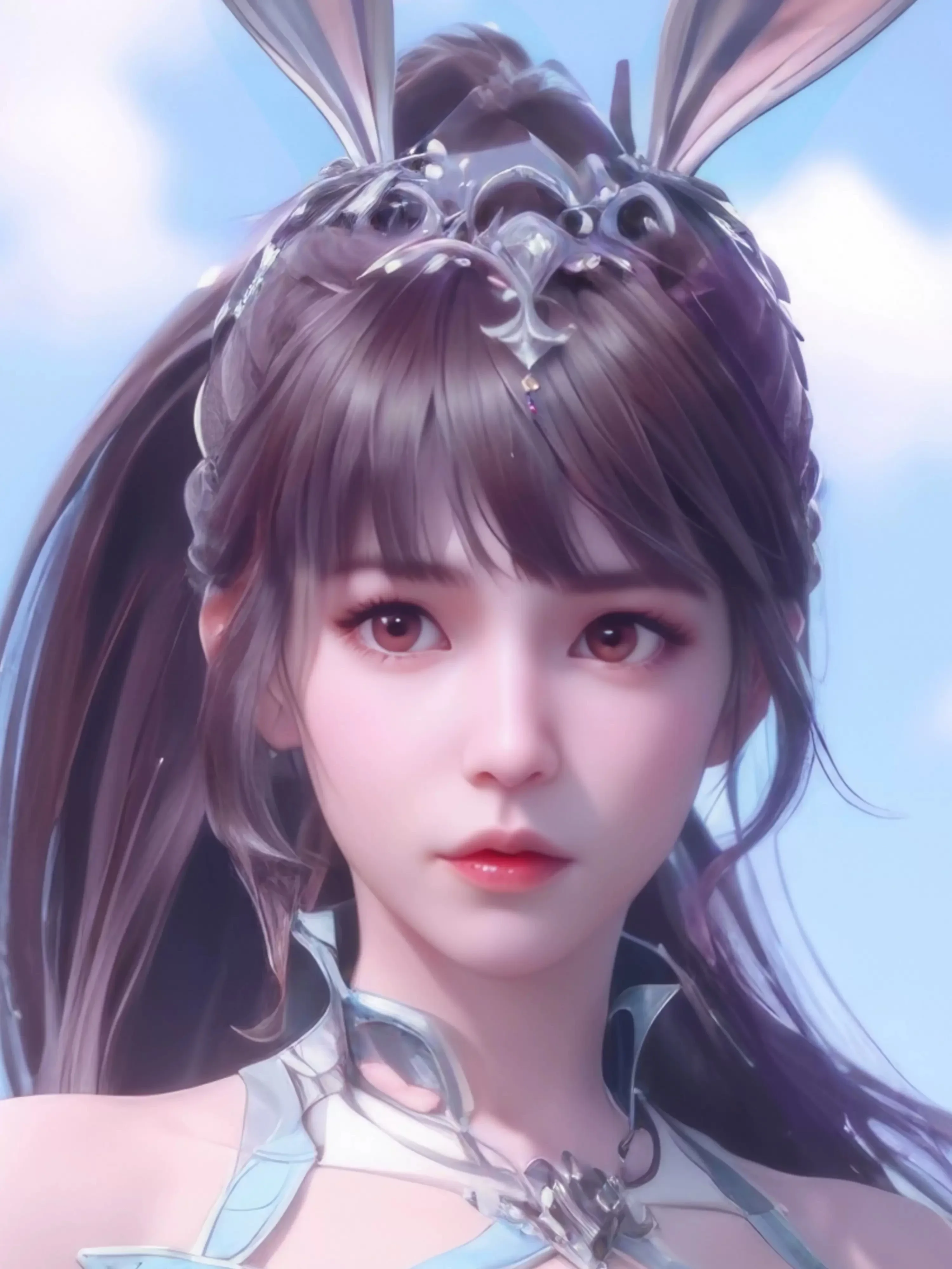 2025 оригинальное аниме в древнем китайском стиле красивый кролик для девочек