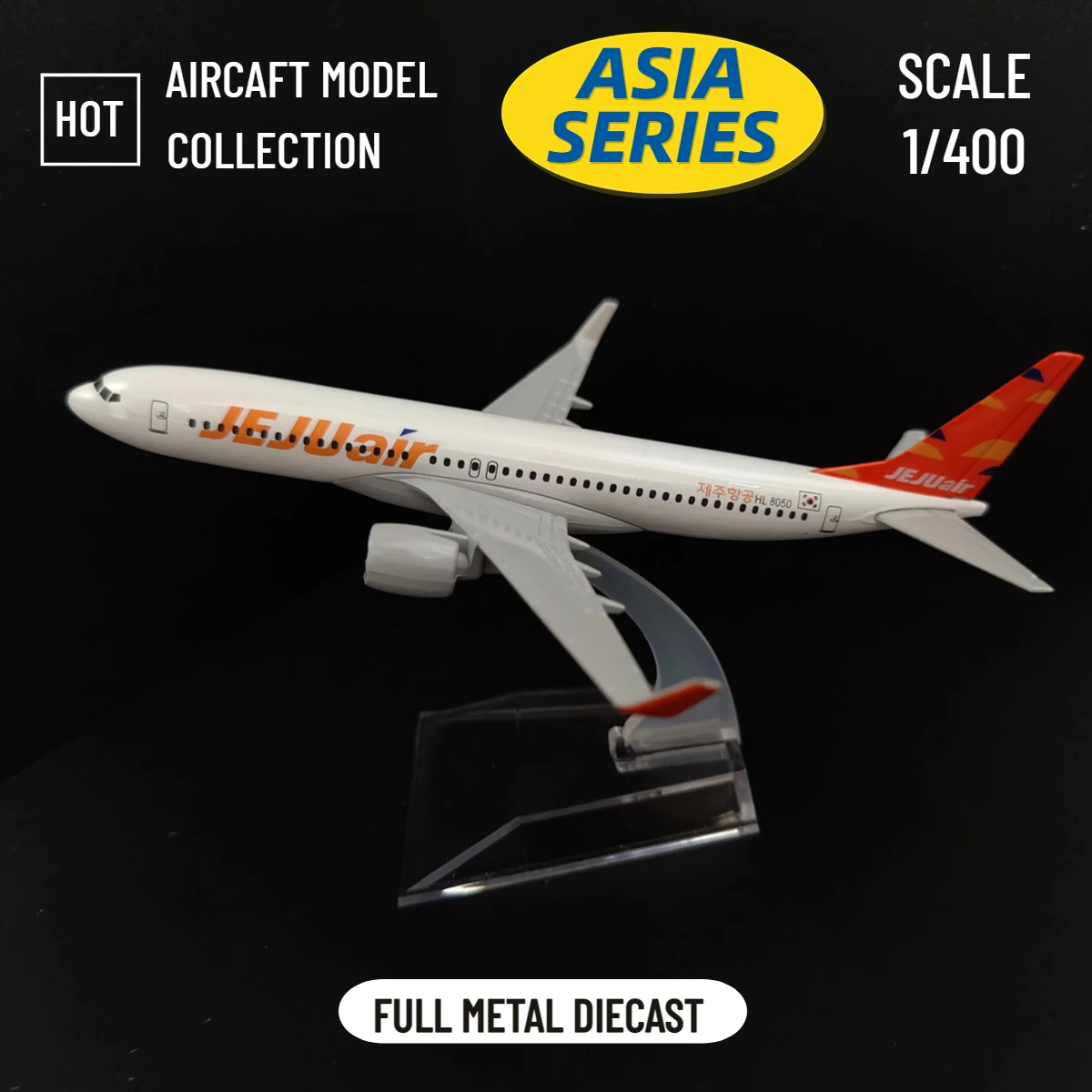 

Scale 1:400 Metal Aircraft Replica 15cm Korea Jeju Jet Airlines Airplane Model Miniature Xmas Kids Room Decor Gift Toys for Boys