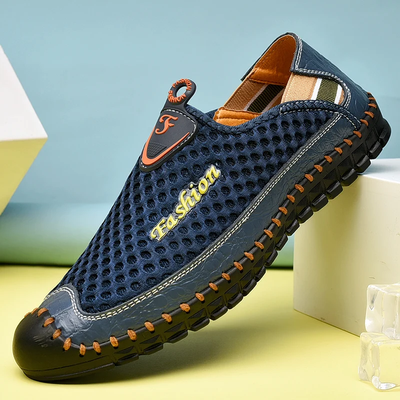 

Men Loafers Soft Luxury Trendy Aqua Shoes Quick Dry Breathable Trekking Water Sports Outdoor Upstream Wading Sneakers Sandals