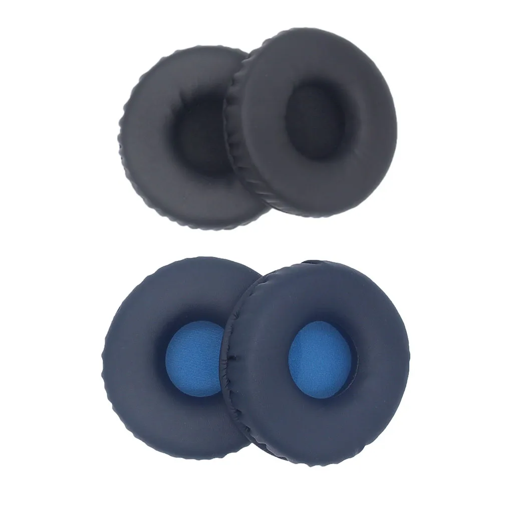 

2Pcs Ear Pads Leather Foam Earmuffs Cushions Cover Protector Earcup Fittings Accessories Replacement for WH-XB700 Dark Blue