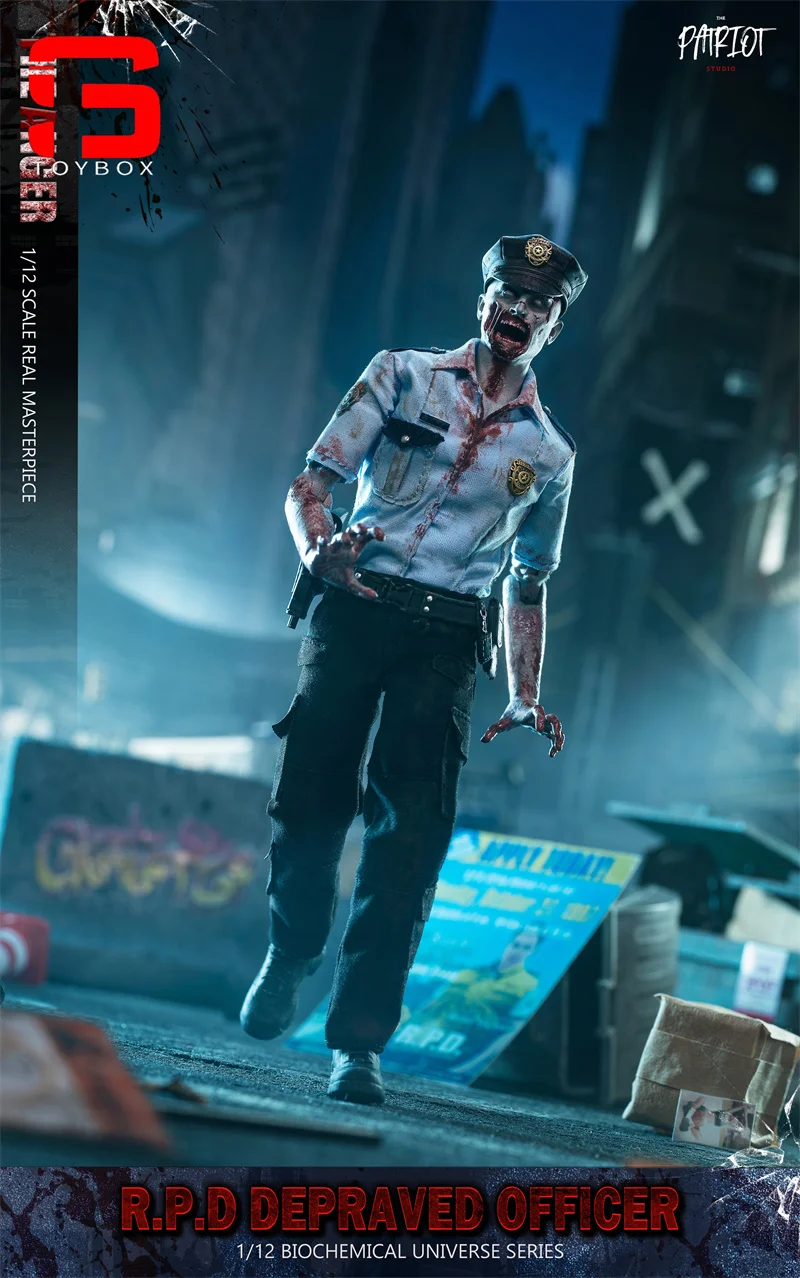 В наличии Patriot studio 1/12 RPD Depraved Officer Fallen Anger Фигурка Модель 17 см Мужской солдат Кукла