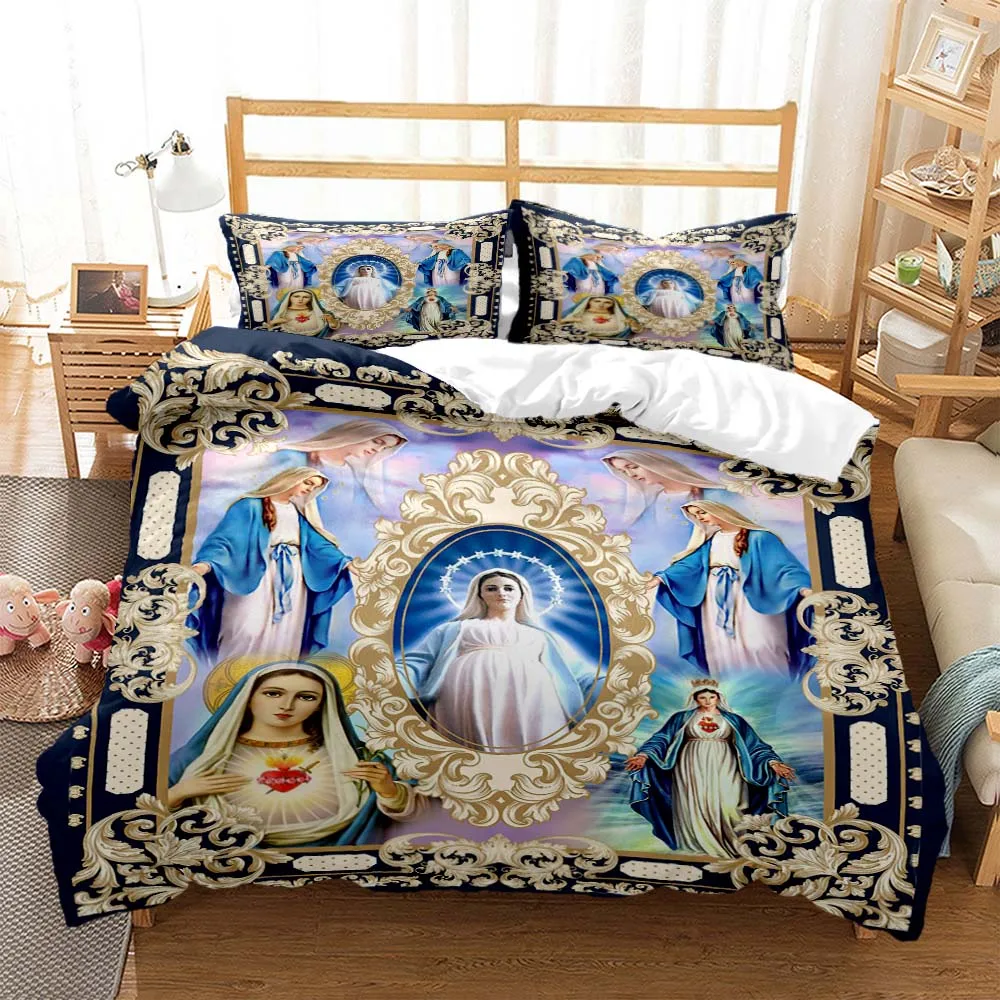 

God Digital Print Polyester Bedding Sets Child Kids Covers Boys Bed Linen Set for Teens Bedding Set Bed Set Queen Bedding Set