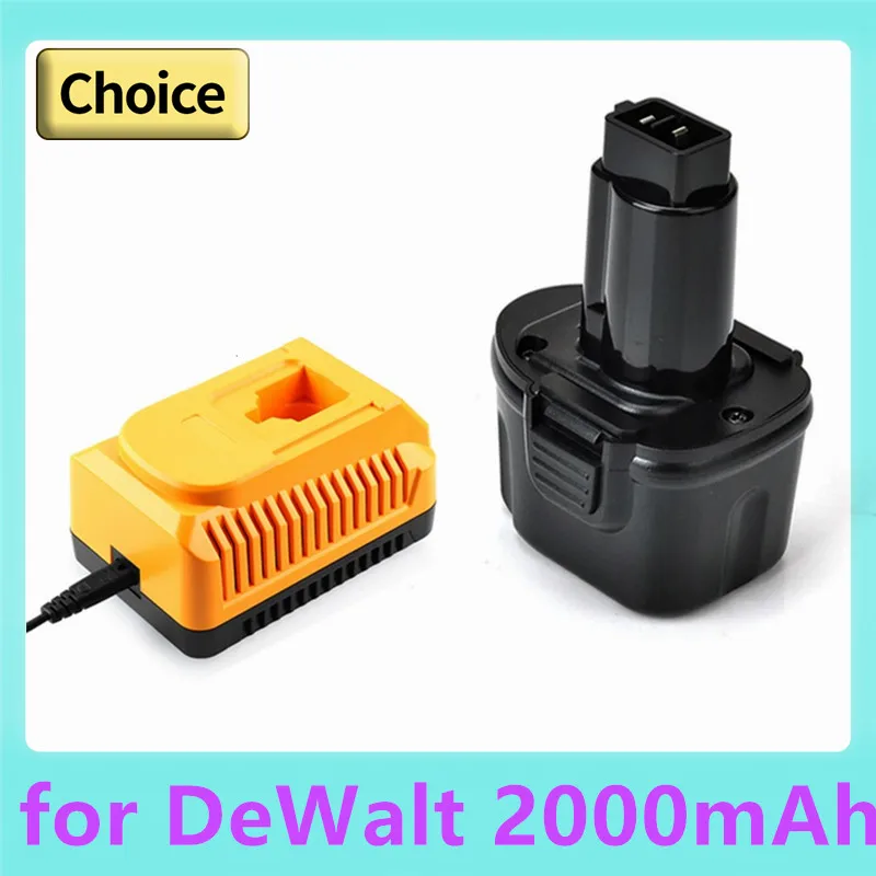 Замена аккумулятора 100% 2000 мАч для DeWalt 7 2 в DW9057 DE9057 DE9085 DW920K DW920K-2