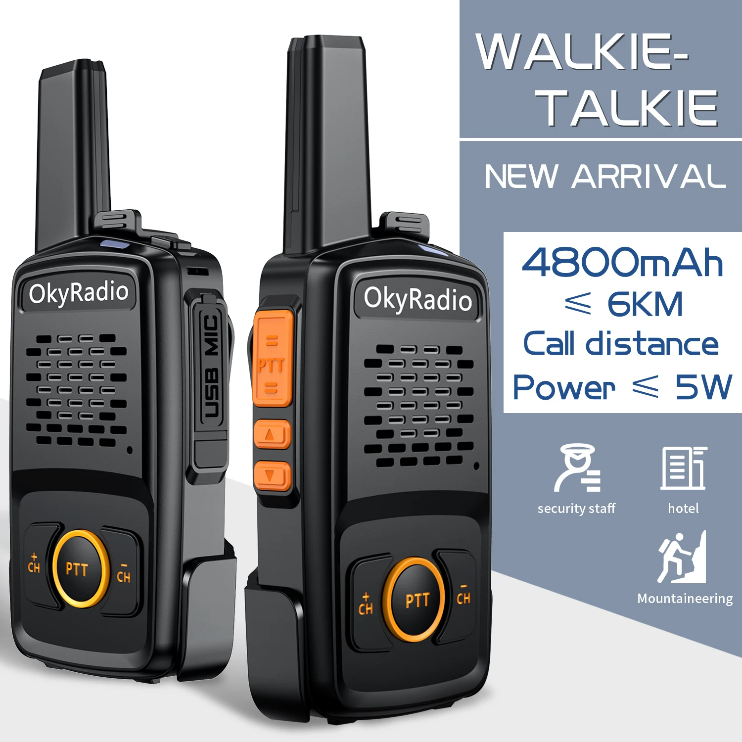

8W/10W UV-S9 Plus Powerful Walkie Talkie CB Radio Transceiver 10km Long Range Up of UV-5R Portable Ham Two Way Radio