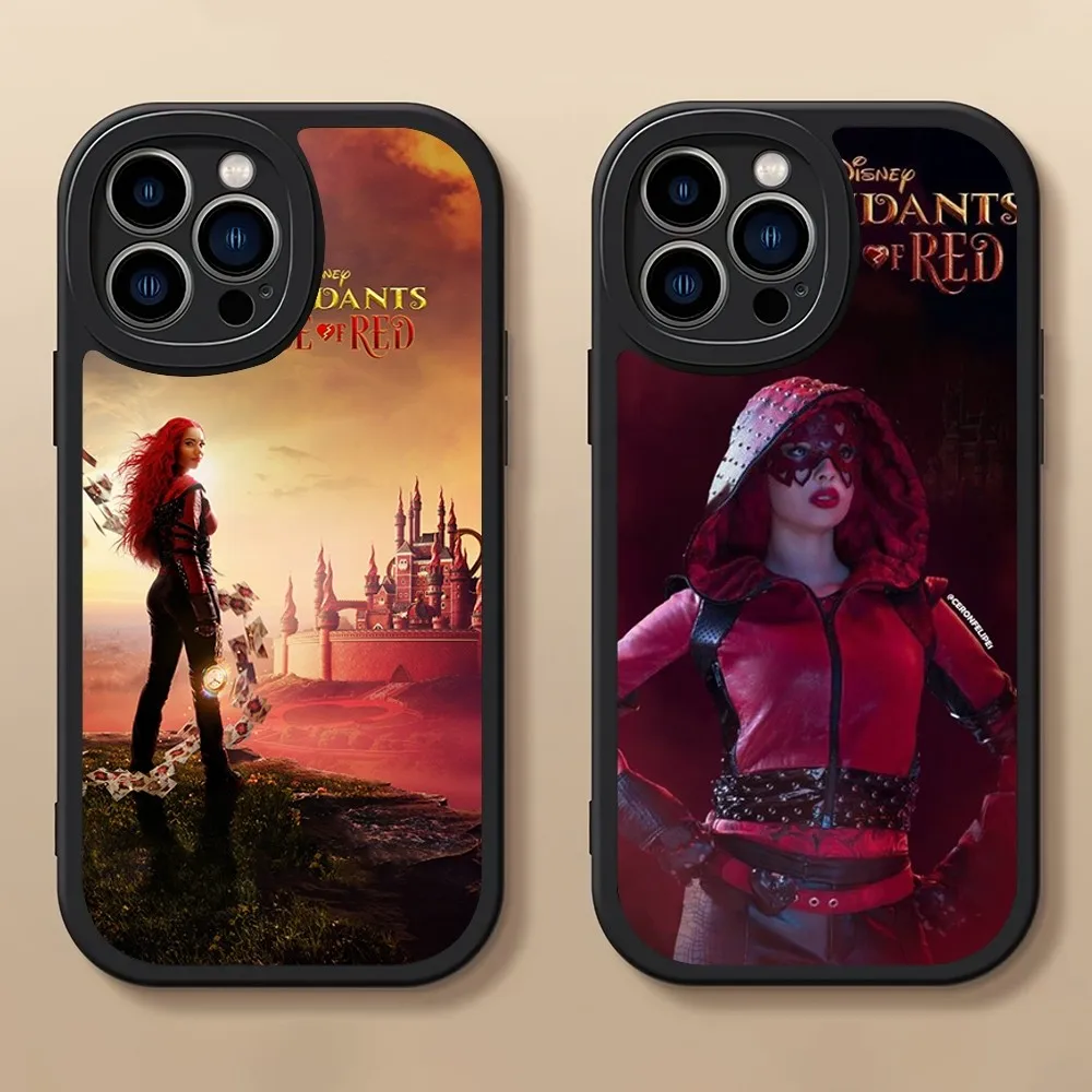 Чехол MINISO для телефона с изображением потоков красного цвета iPhone 14 15 11 12 13 X XR Pro MAX