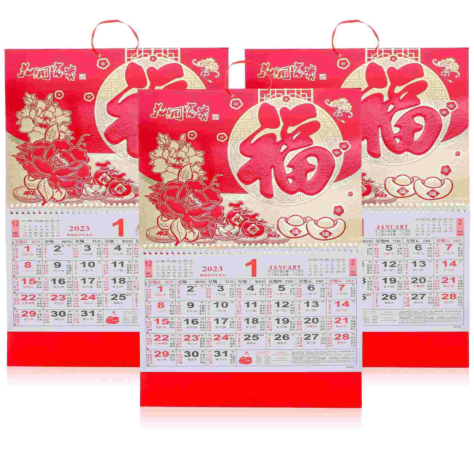 

Calendar Year Chinese Wall Rabbitnew The Hanging Lunar Monthly Plannercalendars Schedule Festival Spring Decor Home Traditional