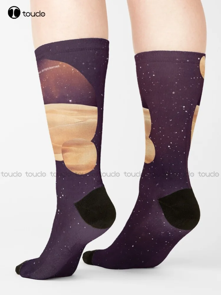 

Dune Arrakis With Two Moons Minimalist Movie Design Socks Work Socks For Men Creative Funny Socks Street Skateboard Socks Gift