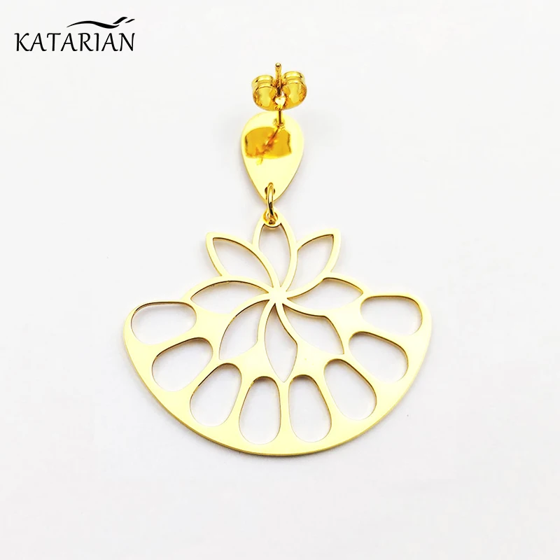 Irregular Geometry Design Earrings Stainless Steel Earring For Woman Fashion Jewelry Accessories Party Girls
