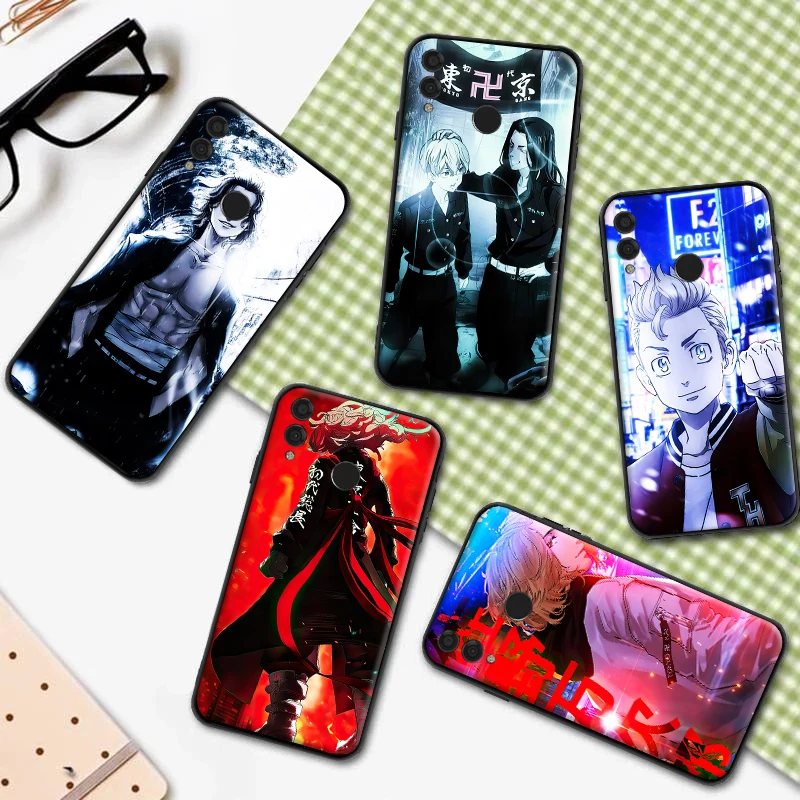 

Japanese Anime Tokyo Revengers Phone Case For Huawei Honor 7X 8X 8C 9 V9 9X 10 V10 10i V20 20i 30 Pro Soft silicone Cover Fundas