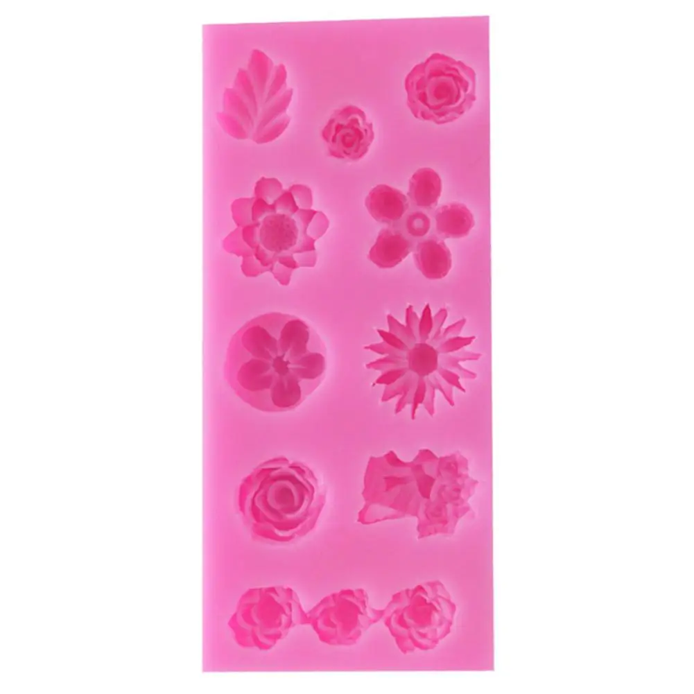 

11Holes Silicone Cake Mold sugar craft DIY Cold Handmade Soap Jelly Mousse Mould Baking Kitchen accessories
