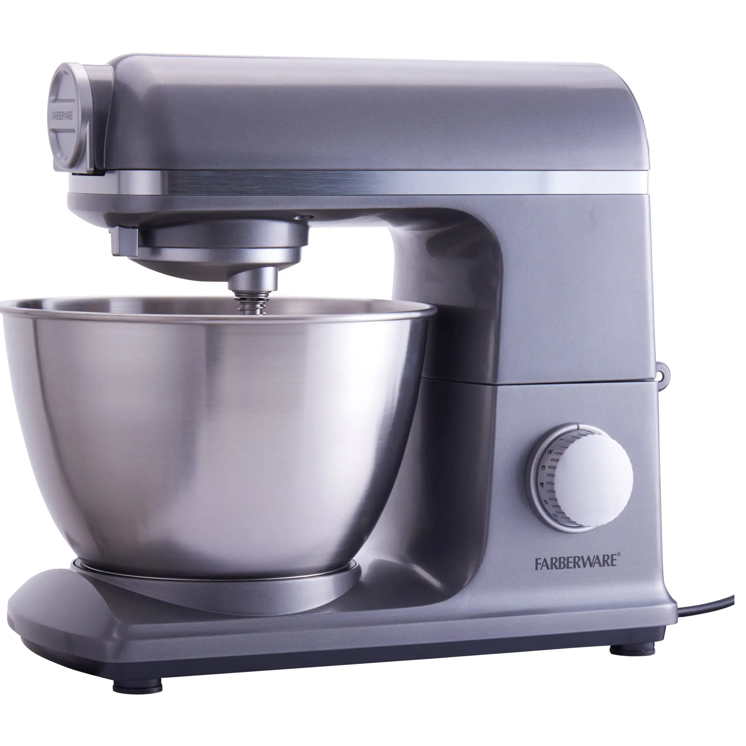 

6 Speed 4.7 Quart Gun Metal Professional Stand Mixer