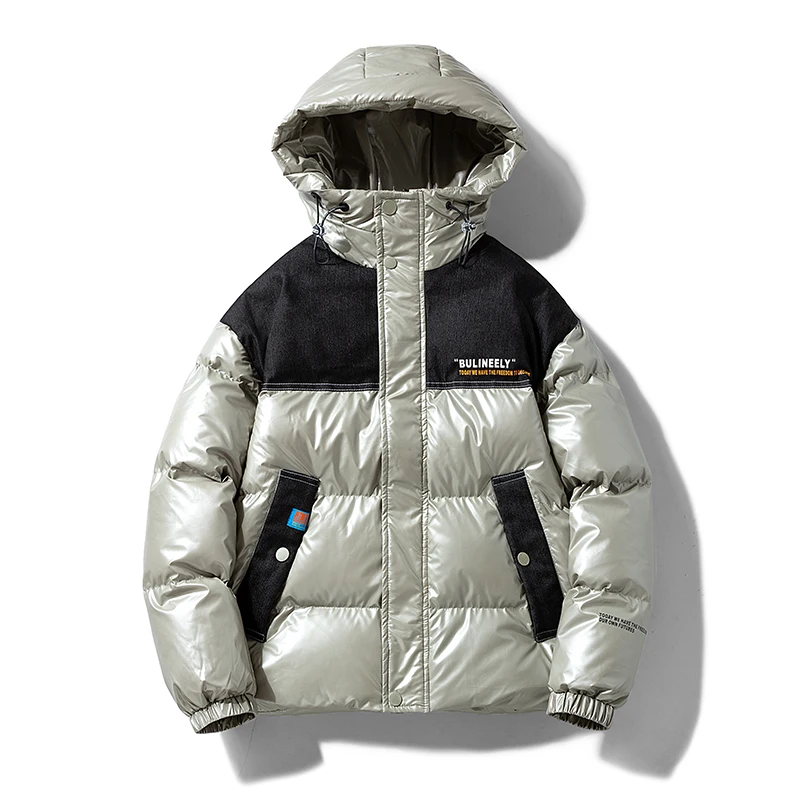 

Мужская теплая парка с капюшоном, свободная повседневная утепленная куртка, верхняя одежда большого размера 4XL, зима 2022