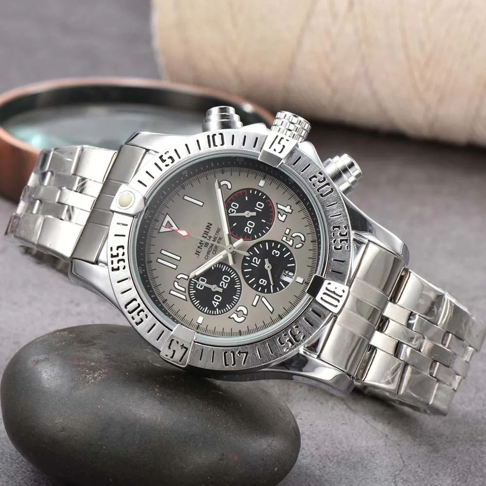 

2023 Original Brand Watches For Mens Luxury Top Quality Multifunction Sports Watch Fashion Automatic Date Chronograph AAA Clocks