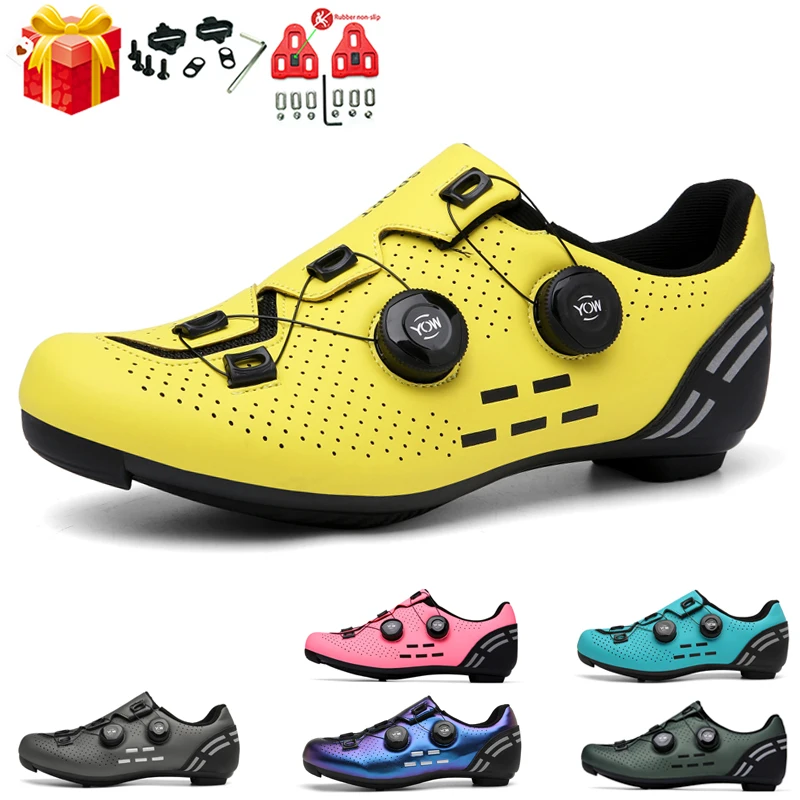 

Cycling Shoes Mtb Men Speed Bicycle Sneaker Flat Self-Locking SPD Cleats Road Bike Shoes Women Racing Sapatilha Ciclismo