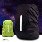 Светоотражающий водонепроницаемый рюкзак, чехол от дождя для активного отдыха, спорта, ночного велоспорта светильник чехол от дождя, чехол, Сумка для кемпинга, пешего туризма, 18-70 л