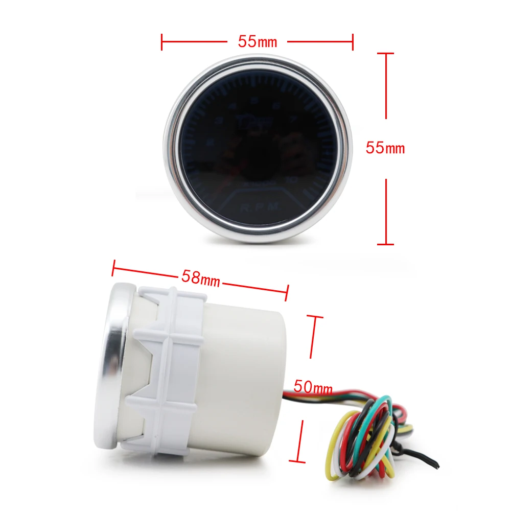 Аналоговый светодиодный корпус с измерителем температуры воды масла пресса