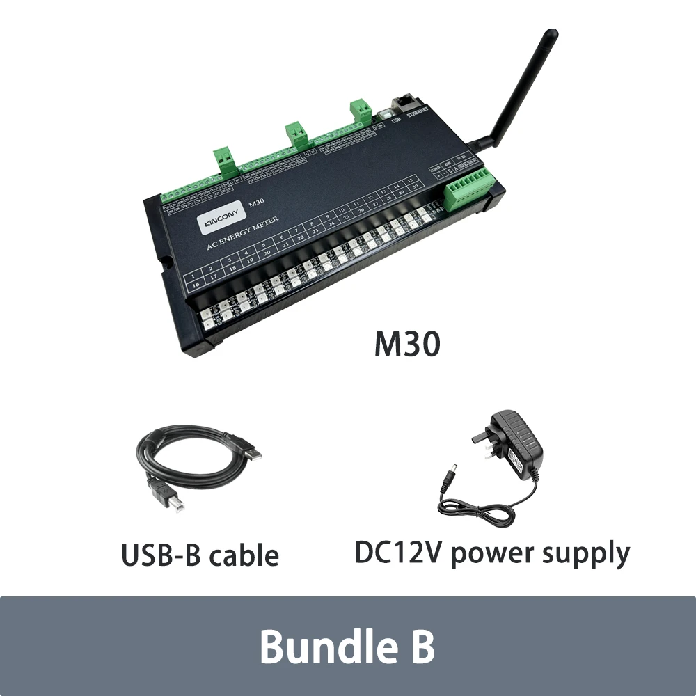 

KinCony M30 30-канальный модуль мониторинга энергии Wi-Fi