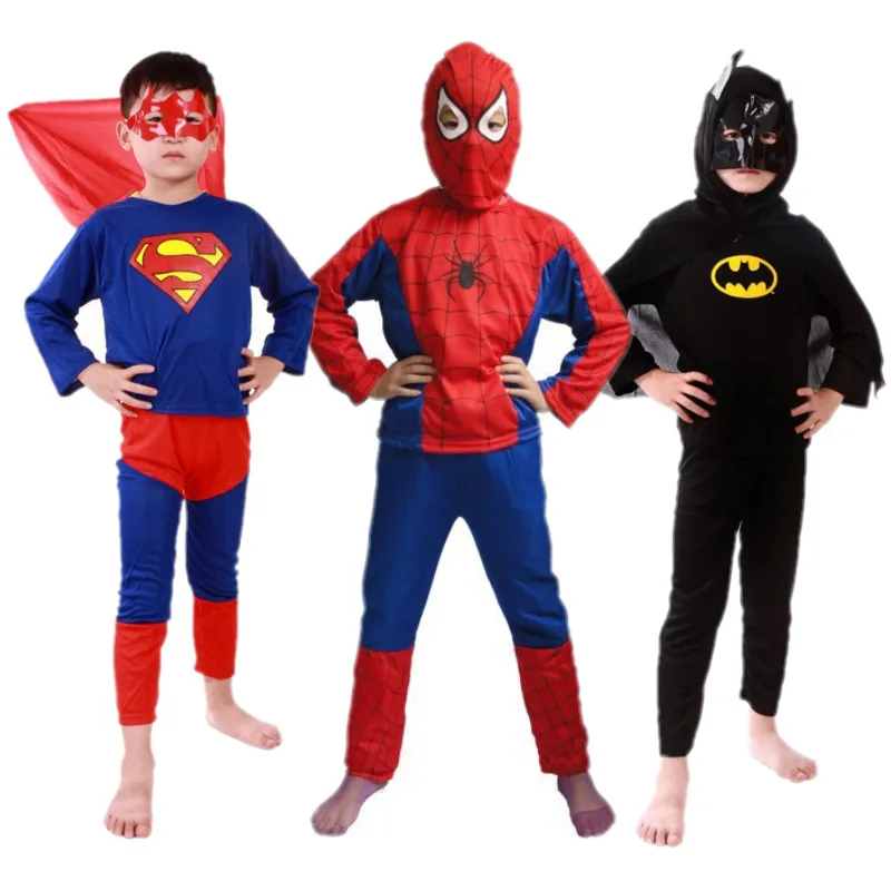 

Kids Boy SuperHero Cosplay Costume Halloween Anime Movie Clothes Cloak Suit Prom Character Performance Costume Birthday Gift