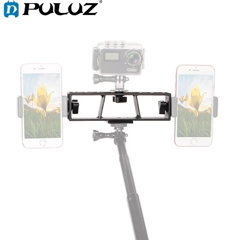 

PULUZ Camera Tripod Stand Adapter Mobile Phone Live Clip Bracket Holder Mount Tripod Stand For iPhone Phone Photography Video