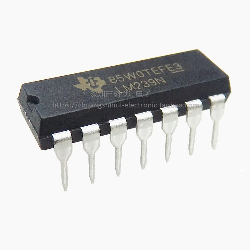 

New original LM239N LM239 DIP14 in-line four-way differential voltage comparator IC chip