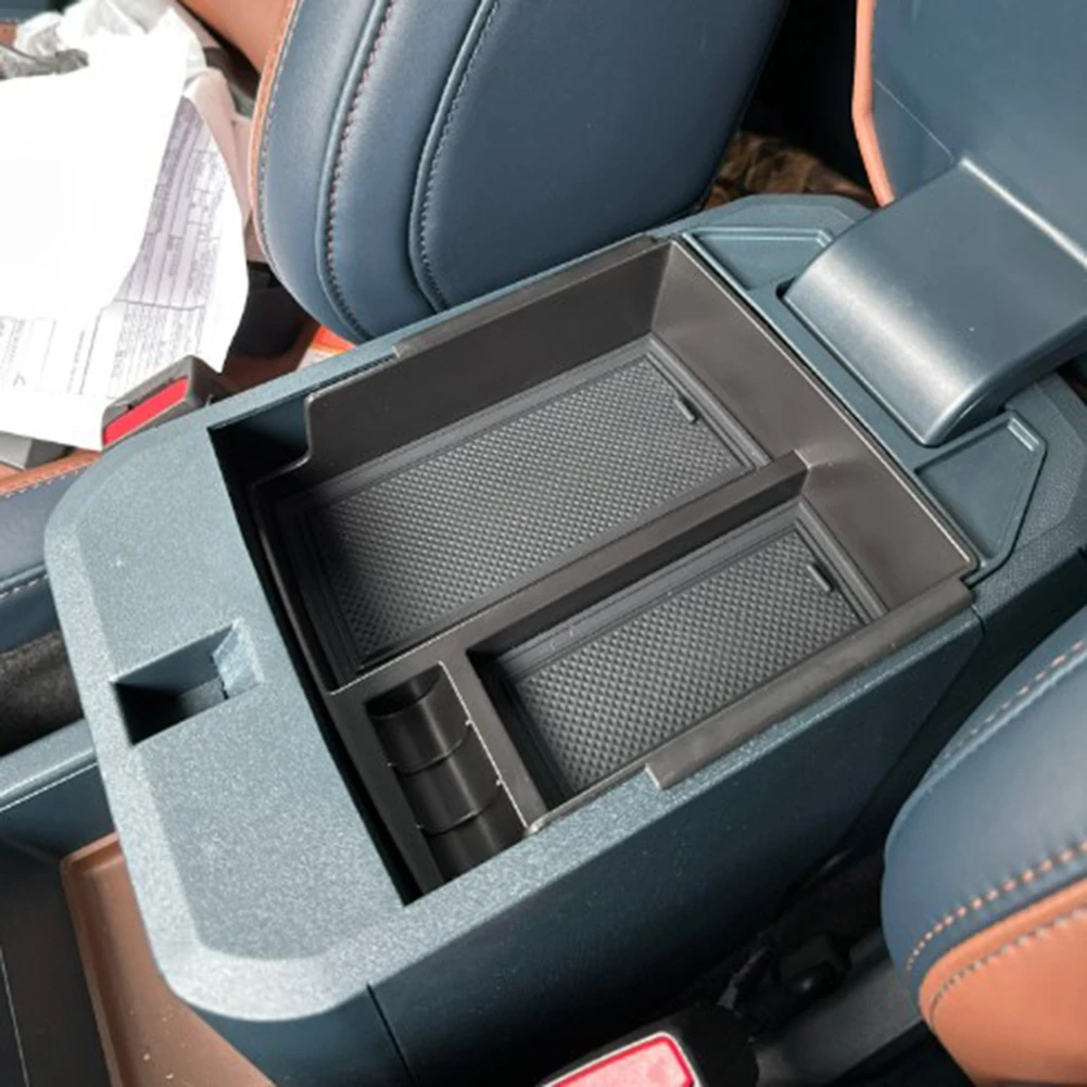 

Storage Storage Box ABS Black Armrest Front Storage Box Armrest Storage Box Center Control Storage Box Durable