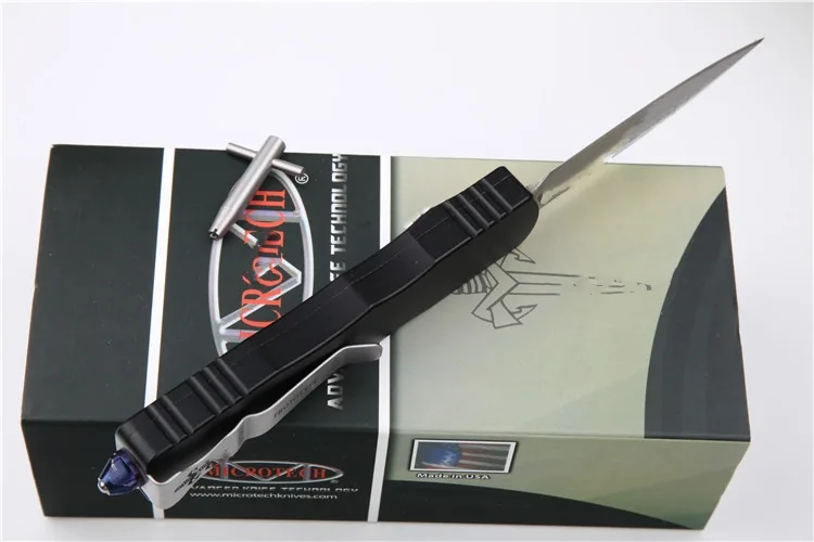 Новый прототип алюминиевая ручка лезвие из дамасской стали для выживания
