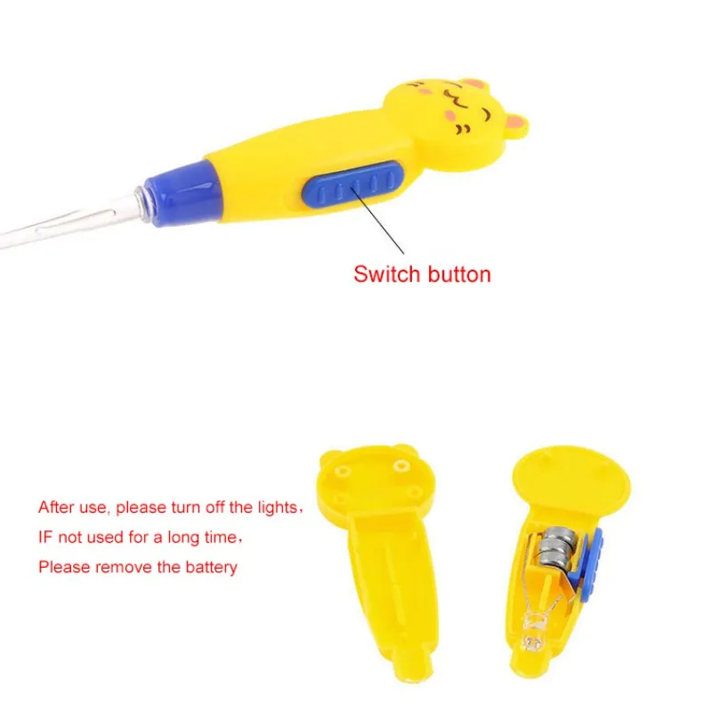 Съемная светящаяся уходовая ложка для маленьких детей