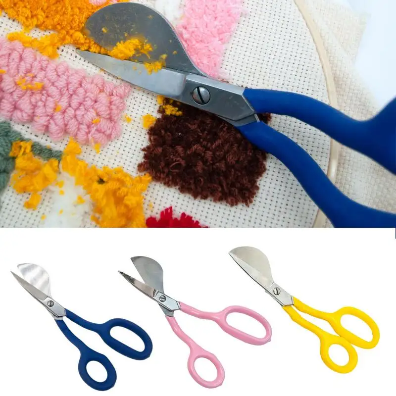 

Duckbill Scissors Curved Embroidery Sharp Scissors Bent Handles Stainless Steel Sewing Embroidery Scissors Cutting Shears