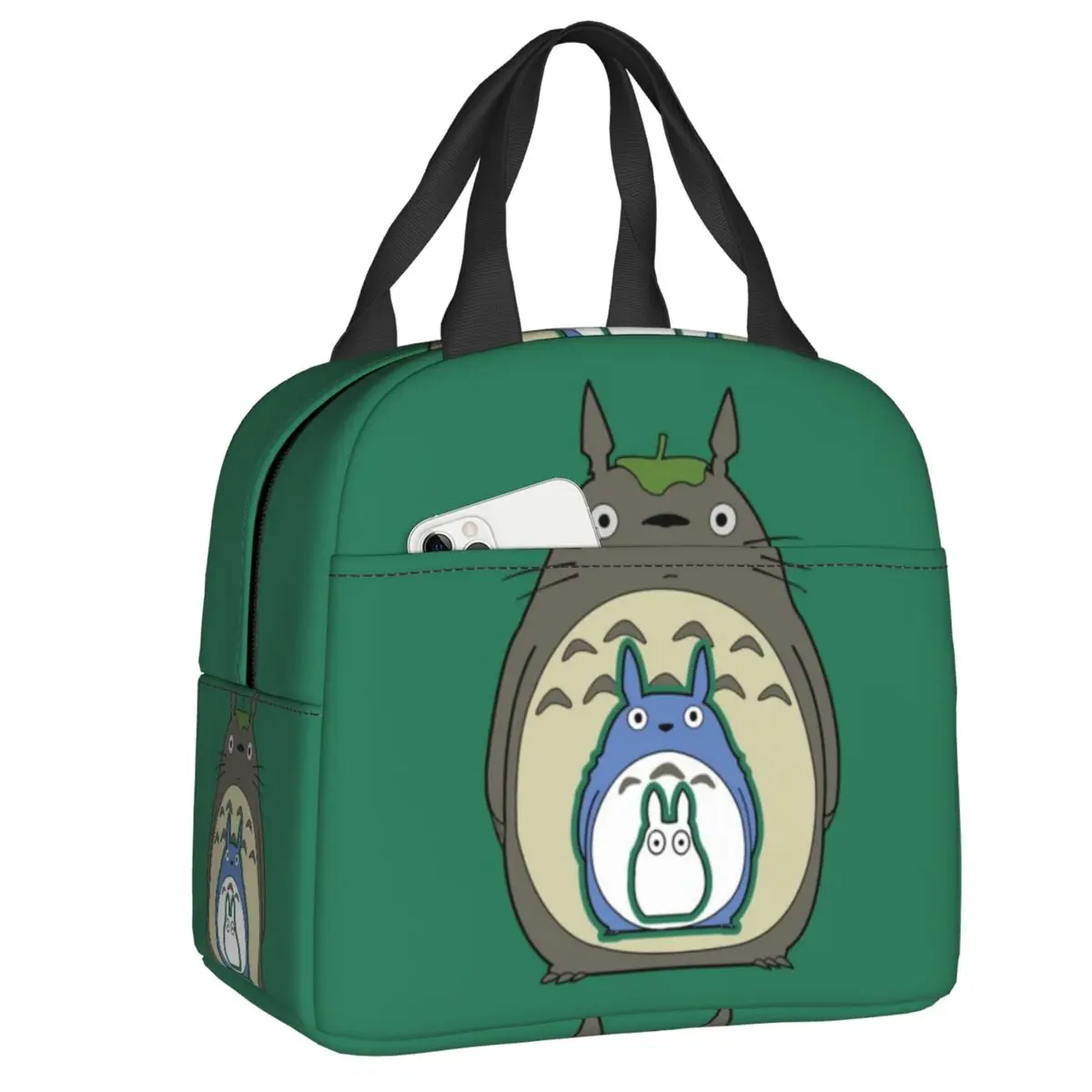 

My Neighbor Totoro Lunch Boxes Women Hayao Miyazaki Anime Manga Thermal Cooler Food Insulated Lunch Bag Kids School Children