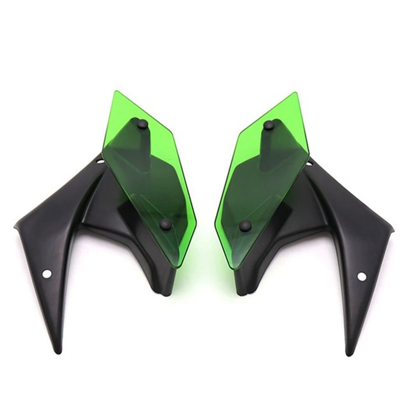 

1 пара обтекателей боковых спойлеров для мотоциклов Kawasaki Z900 2017-2019 (зеленый)