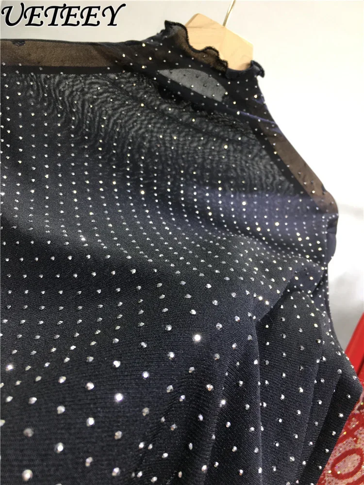 Нижняя рубашка Heavy Industry Hot Diamond женская сексуальная сетчатая тонкая перспективная