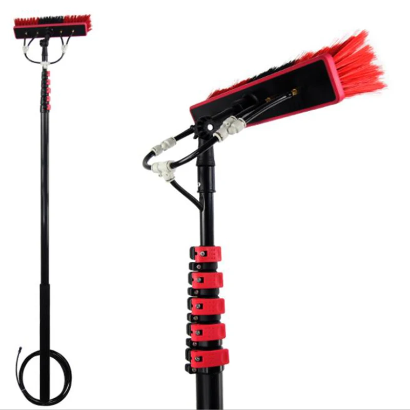 

Solar Panel Cleaning Water Fed Pole 3.6M Telescopic Rod Brush for Window Cleaning