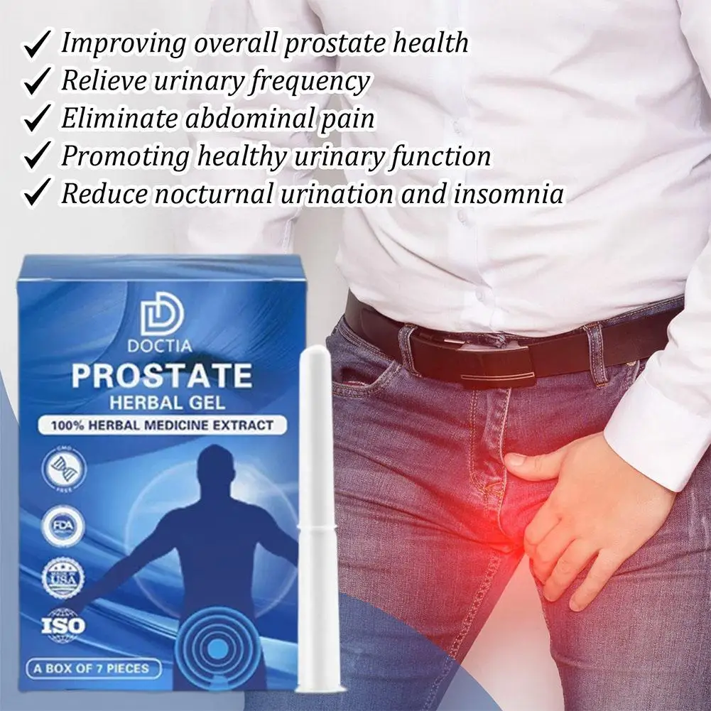 

7Pcs/Box Prostate Natural Herbal Gel Prostatitis Plaster Herbal Prostate Ointment Relieve Prostatic Swelling Health Care