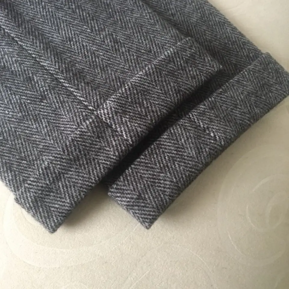 Мужские шерстяные деловые брюки