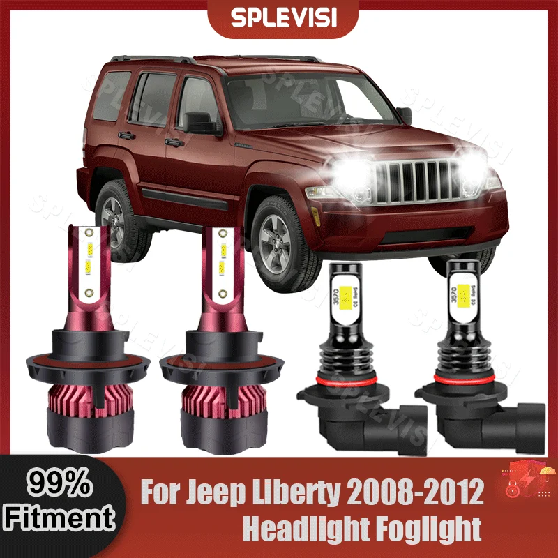 

Универсальные лампы для фар головного света, дальнего и ближнего света, комплект для преобразования ламп 270 Вт, 2008 лм для Jeep Liberty 2009, 2010, 2011, 2012