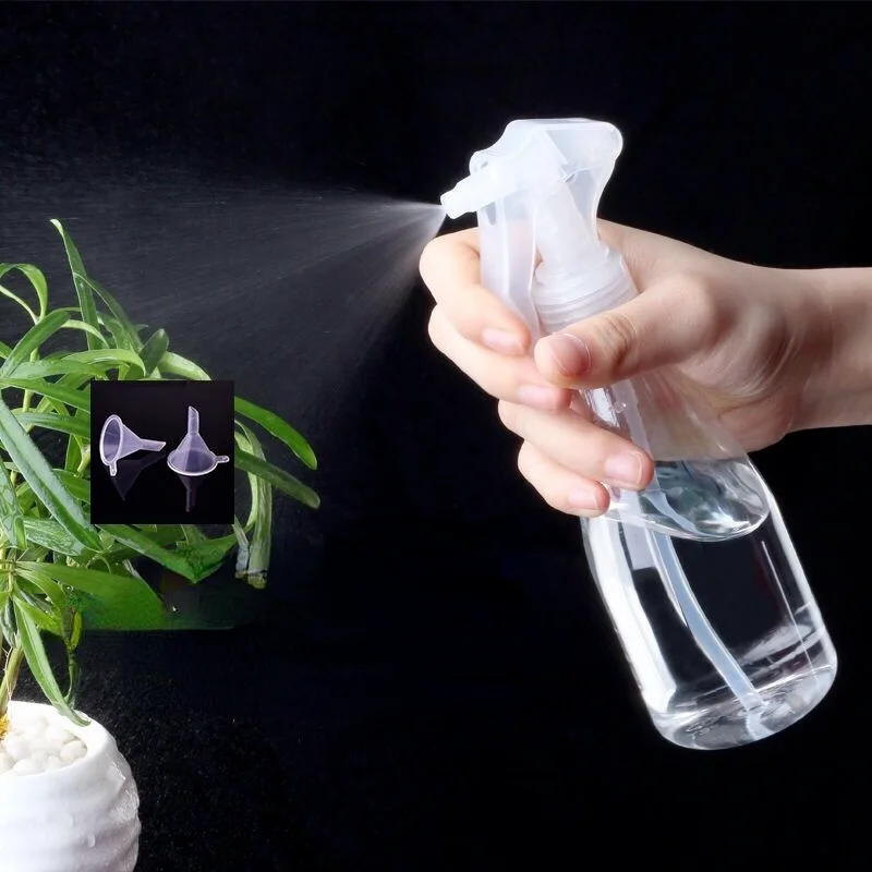 

200ML Portable Plastic Spray Bottle Transparent Handheld Plant Water Sprayer Villa Courtyard Garden Supplies Watering Sprayers
