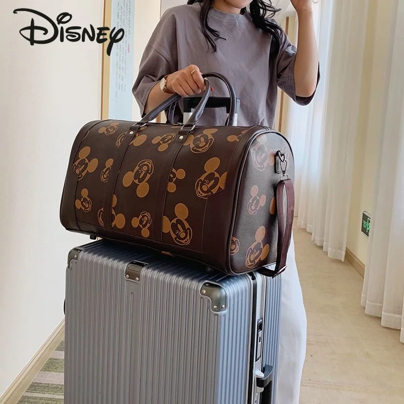 Disney Mickey's New Unisex Travel Bag Fashionable High Quality Luggage Bag Popular Large Capacity Easy Carrying Crossbody Bag