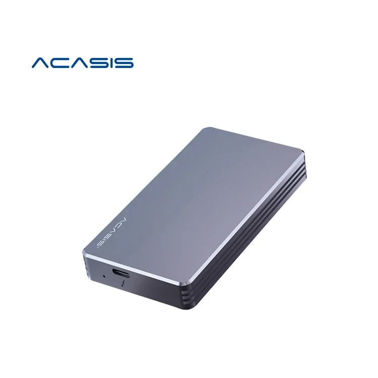 Высокоскоростной корпус ACASIS Thunderbolt 3 40 Гбит/с NVME M.2 SSD внешний алюминиевый типа C с