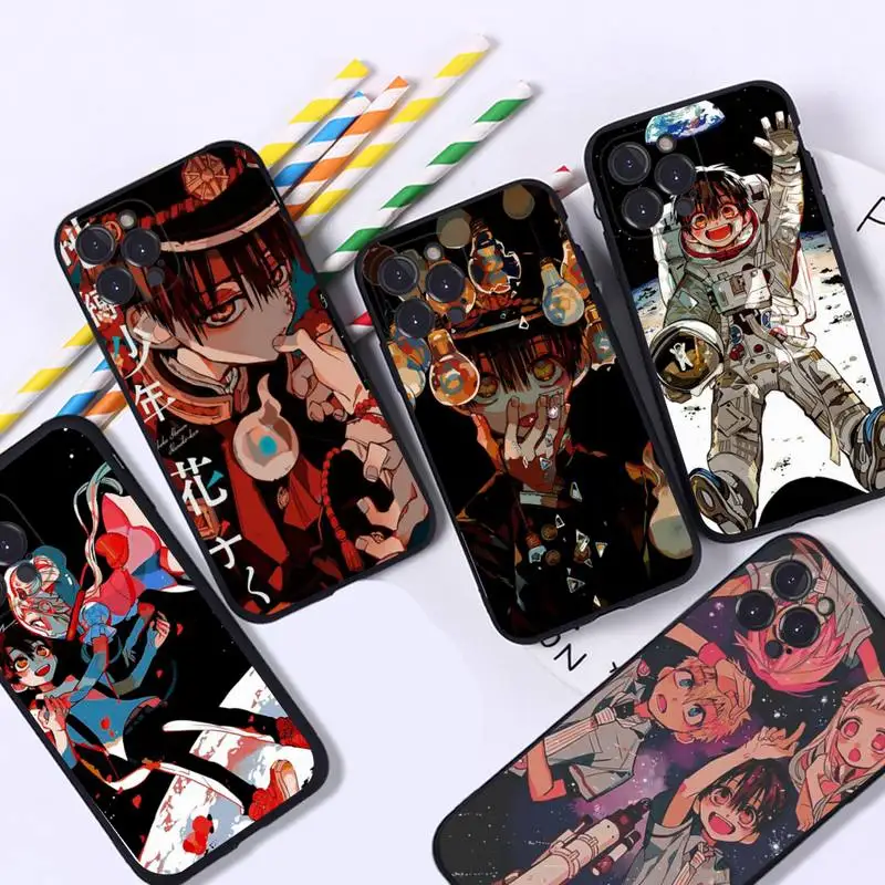 

Toilet bound Hanako Kun Anime Phone Case Silicone Soft for iphone 14 13 12 11 Pro Mini XS MAX 8 7 6 Plus X XS XR Cover