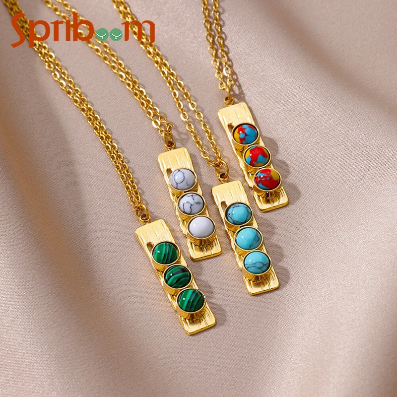 

Hammer Pattern Square Pendant Necklace for Women Stainless Steel Lady Collarbone Chain Gold Color Jewelry Accessories Girls Gift