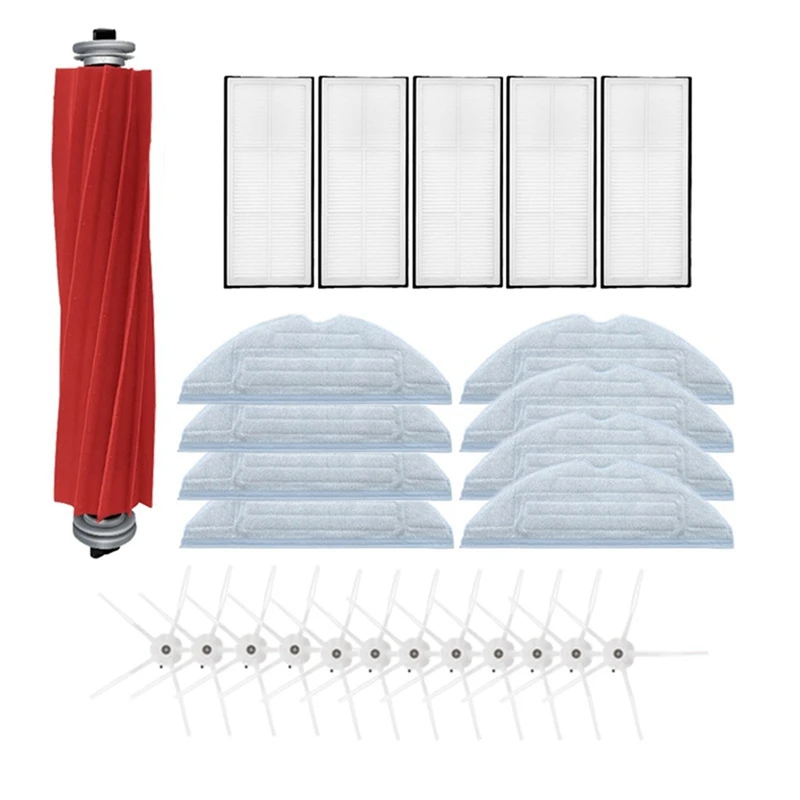 

For Mi Roborock S7 Accessories Mop Cloth Hepa Filter Side Brush S7 Plus Robot Vacuum Cleaner Main Brush Detachable 10