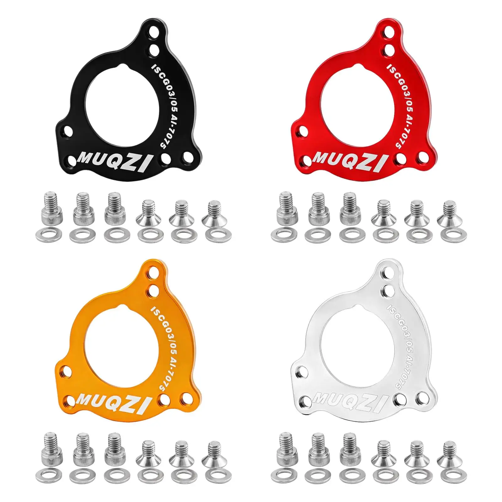 Адаптер для велосипеда BB с болтами Детали горного Алюминиевая пластина нижнего