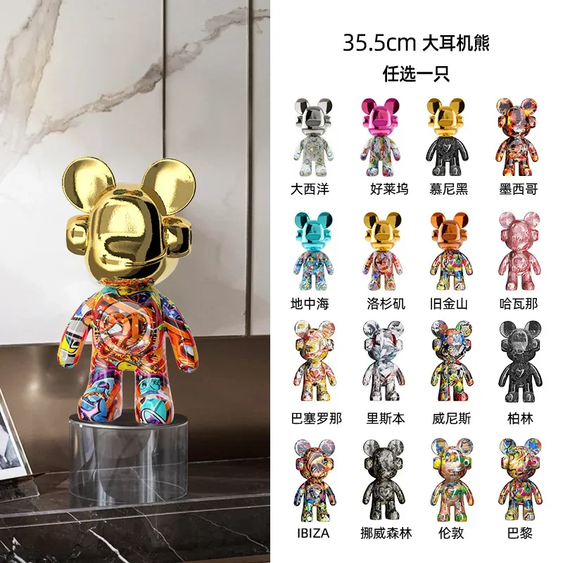 Украшение для гостиной в стиле граффити роскошное украшение из смолы виде