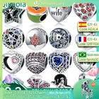 Лидер продаж, подвески и бусины серебряного цвета из оригинального циркония, подходят для оригинального браслета 3 мм для женщин, бижутерия на день рождения, подарок