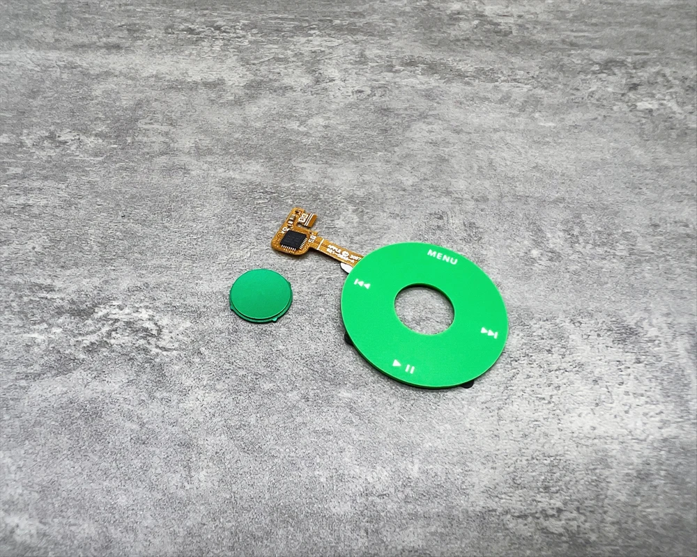 

green color clickwheel click Wheel central button for iPod 6th 7th classic 80gb 120gb Thick Thin 160gb U2 Special Edition
