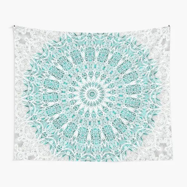 Блестящий гобелен с мандалой красивое дорожное покрывало принтом украшение для