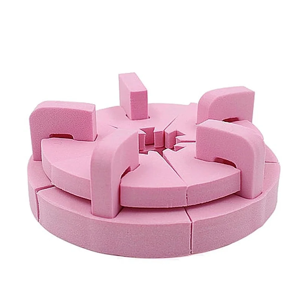 

1 Set Plastic False Nail Tips Showing Shelf Holder Detachable Practice Training Art Practice Display Stand Tool Nail Patch