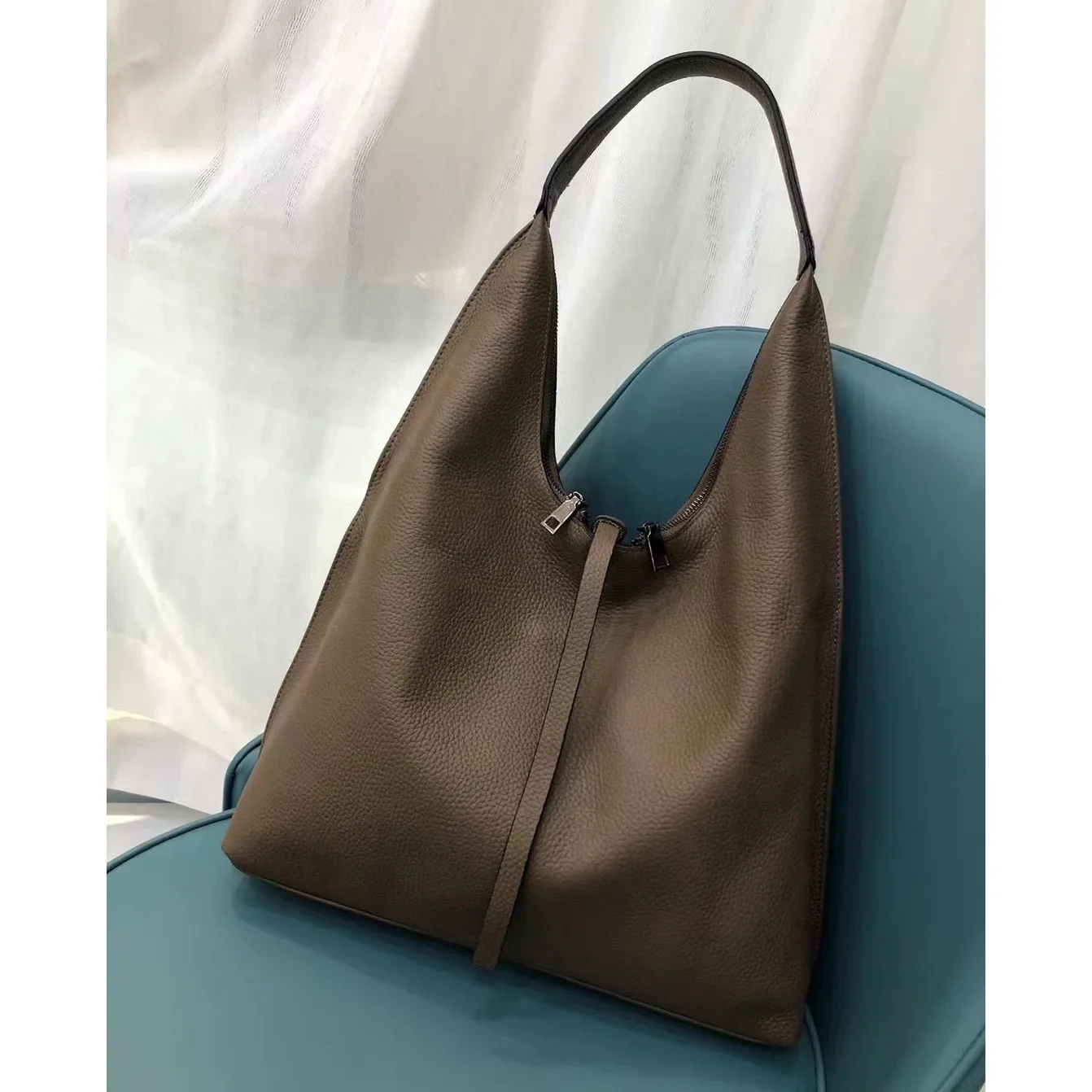 Новинка 2024 модная вместительная сумка-тоут женская сумка через плечо из